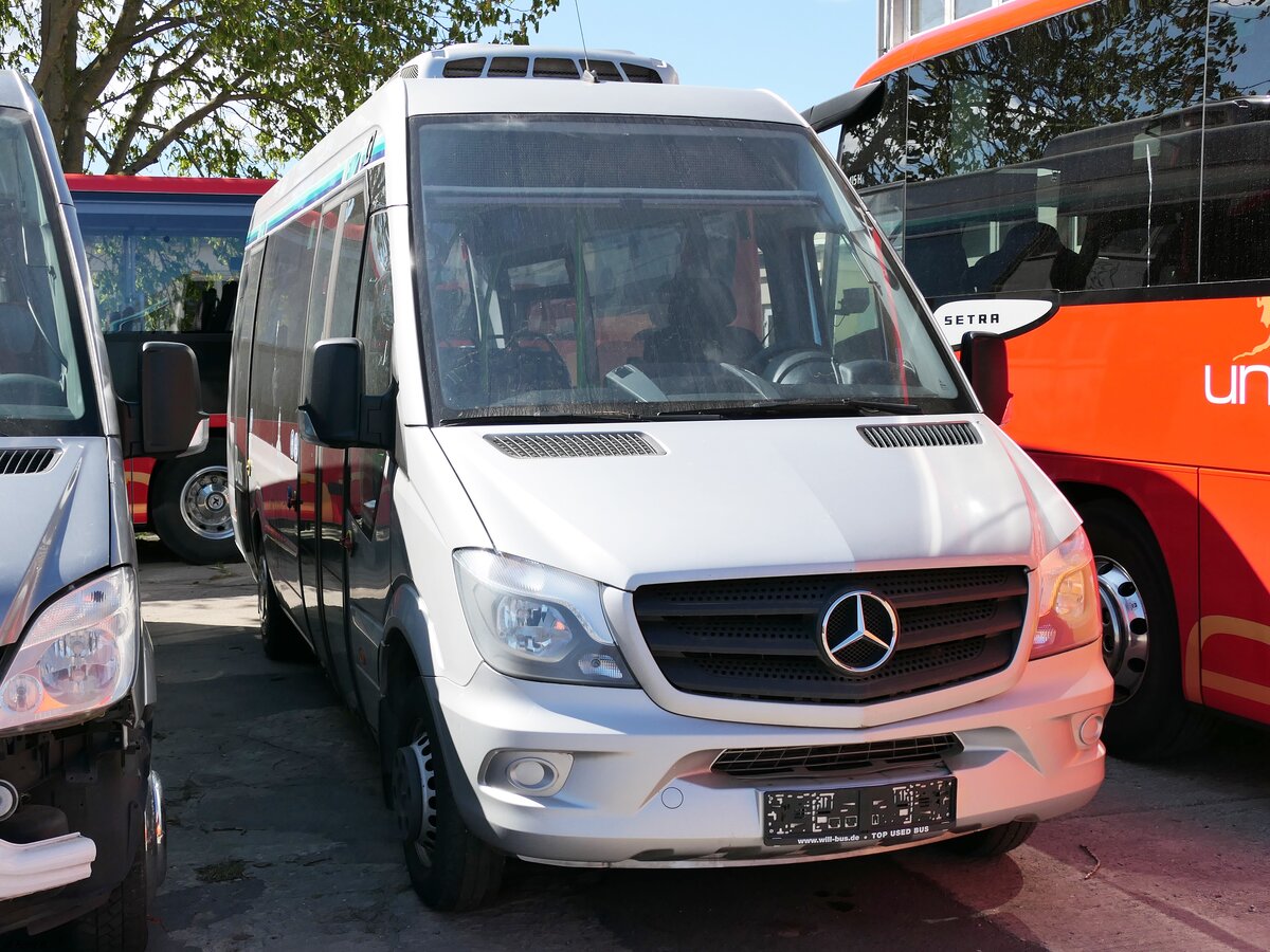 Mercedes Sprinter von URB aus Deutschland (ex Medenbach - WEL-PM 739) in Ueckermünde am 19.04.2020