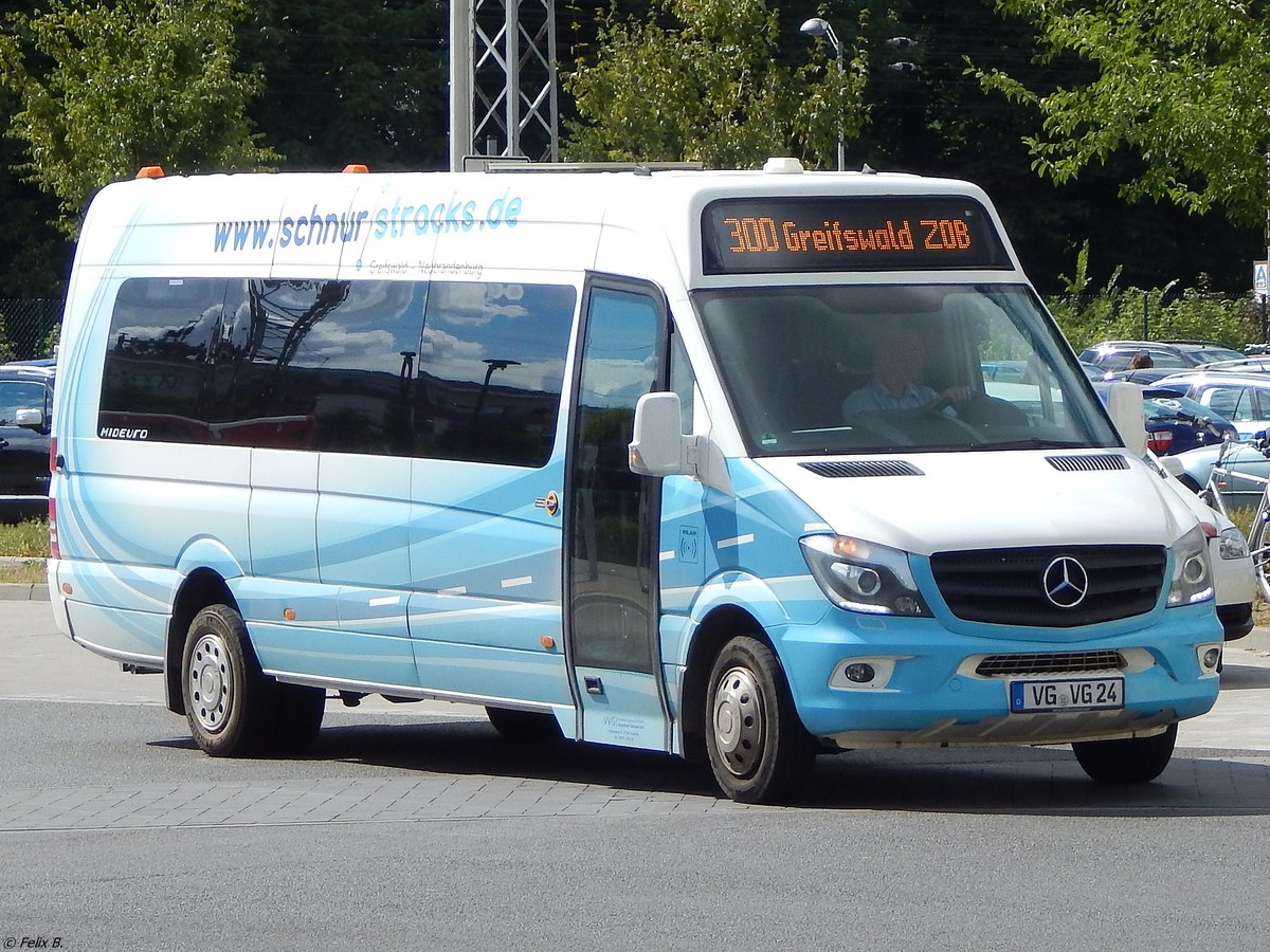 Mercedes Sprinter der VVG in Greifswald am 10.08.2018