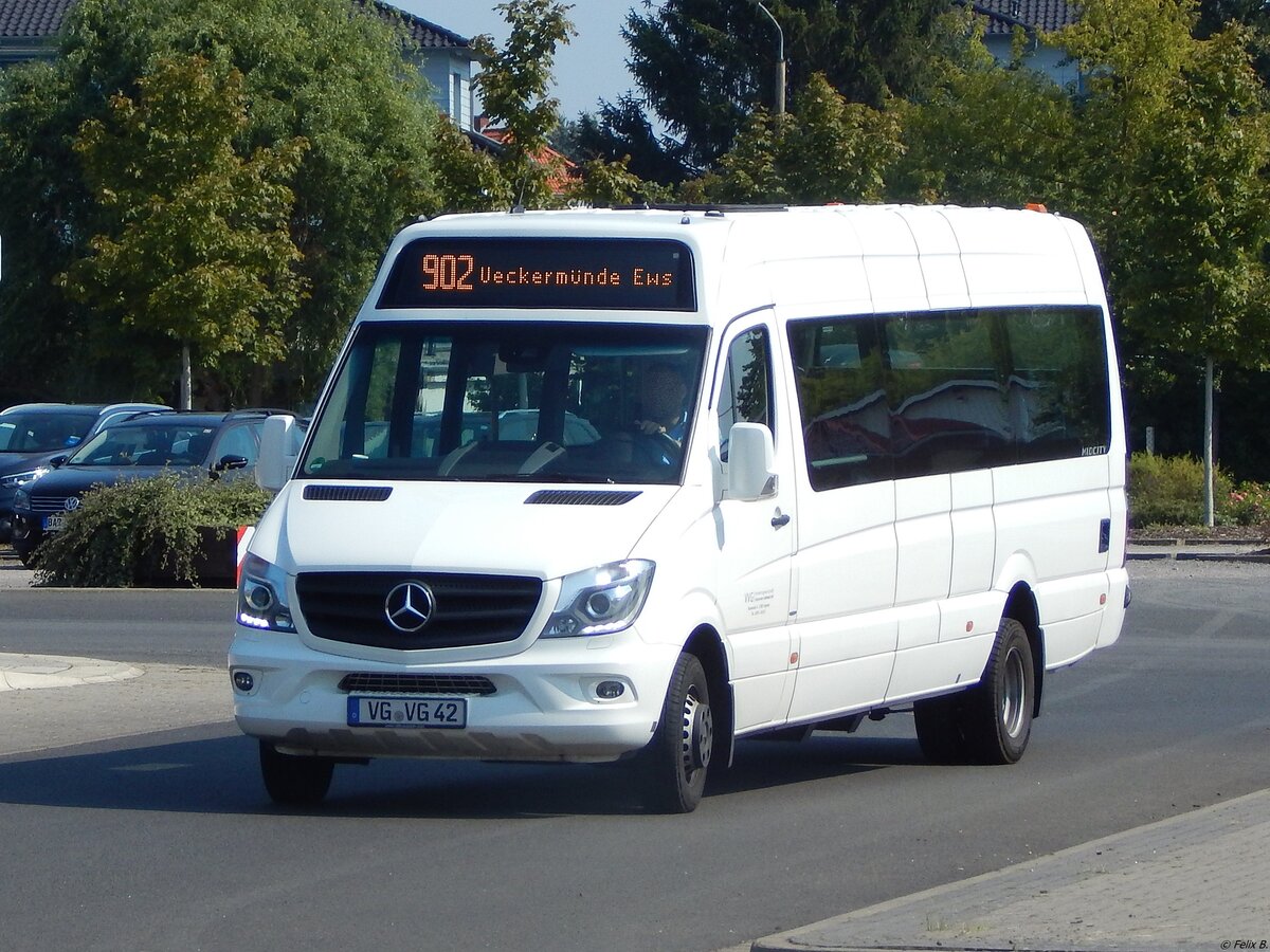 Mercedes Sprinter der VVG in Ueckermünde am 31.08.2019