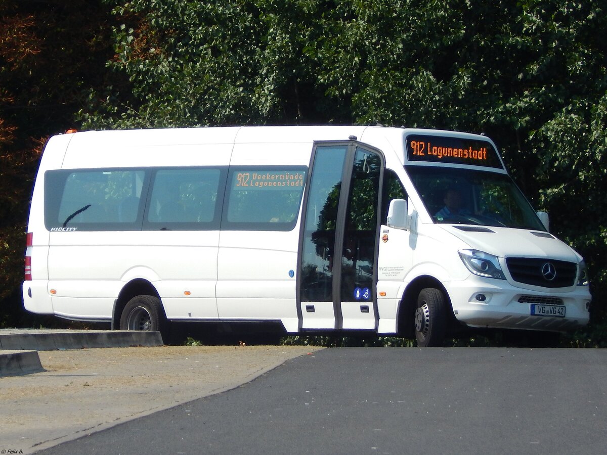 Mercedes Sprinter der VVG in Ueckermünde am 31.08.2019