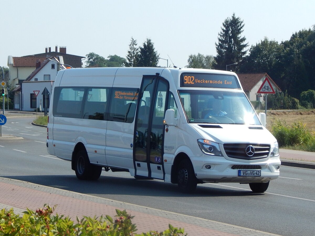 Mercedes Sprinter der VVG in Ueckermünde am 31.08.2019