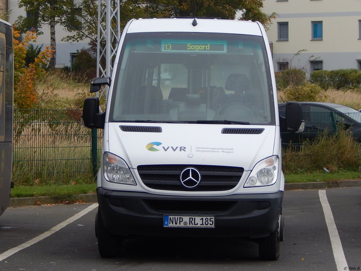 Mercedes Sprinter der VVR in Sassnitz am 14.10.2017