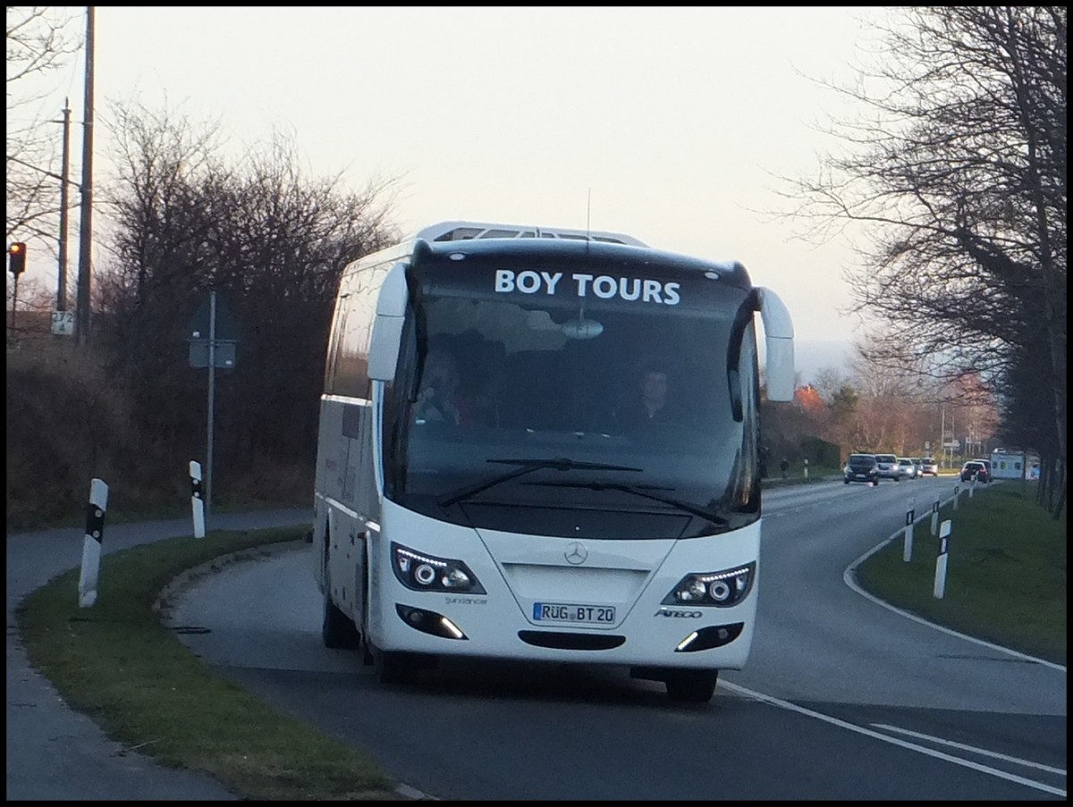 Mercedes Sundancer von BoyTours aus Deutschland in Sassnitz am 31.12.2013