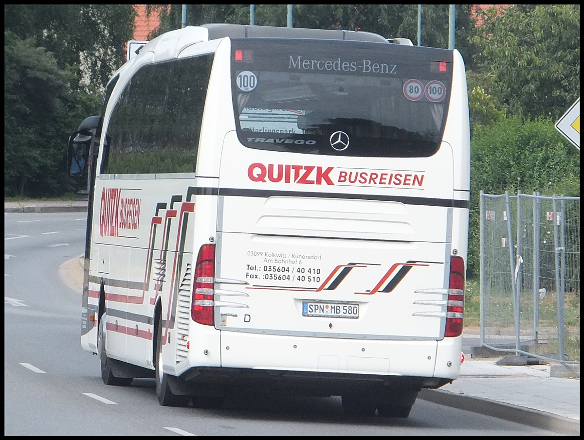 Mercedes Tavego von Quitzk Busreisen aus Deutschland in Sassnitz am 27.07.2013