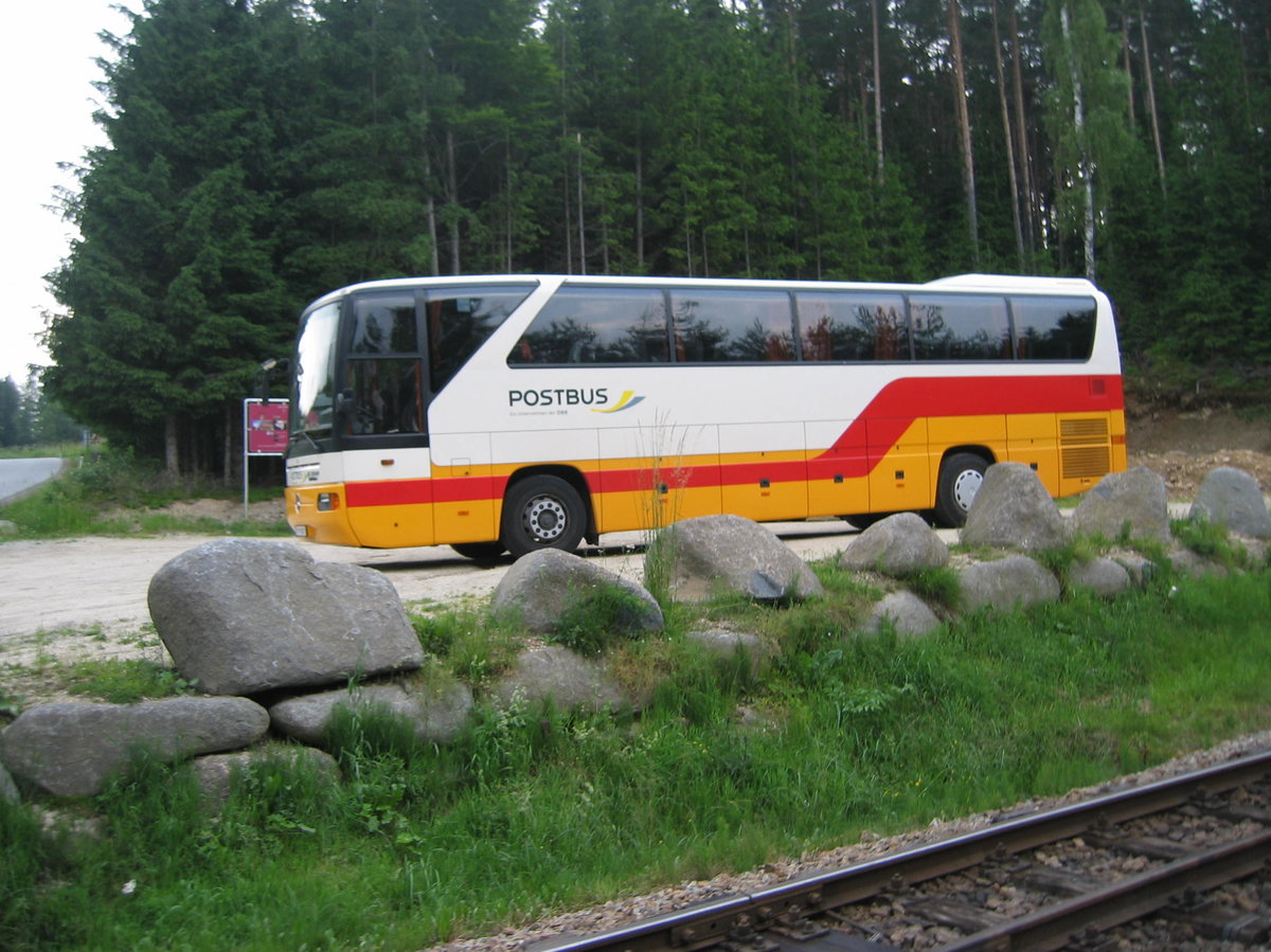 Mercedes Tourismo auf Sonderfahrt im Jahr 2006/7
Eine Zeit lang versuchte die ÖBB Postbus GmbH im Gelegenheitsverkehr Fuß zu fassen.
