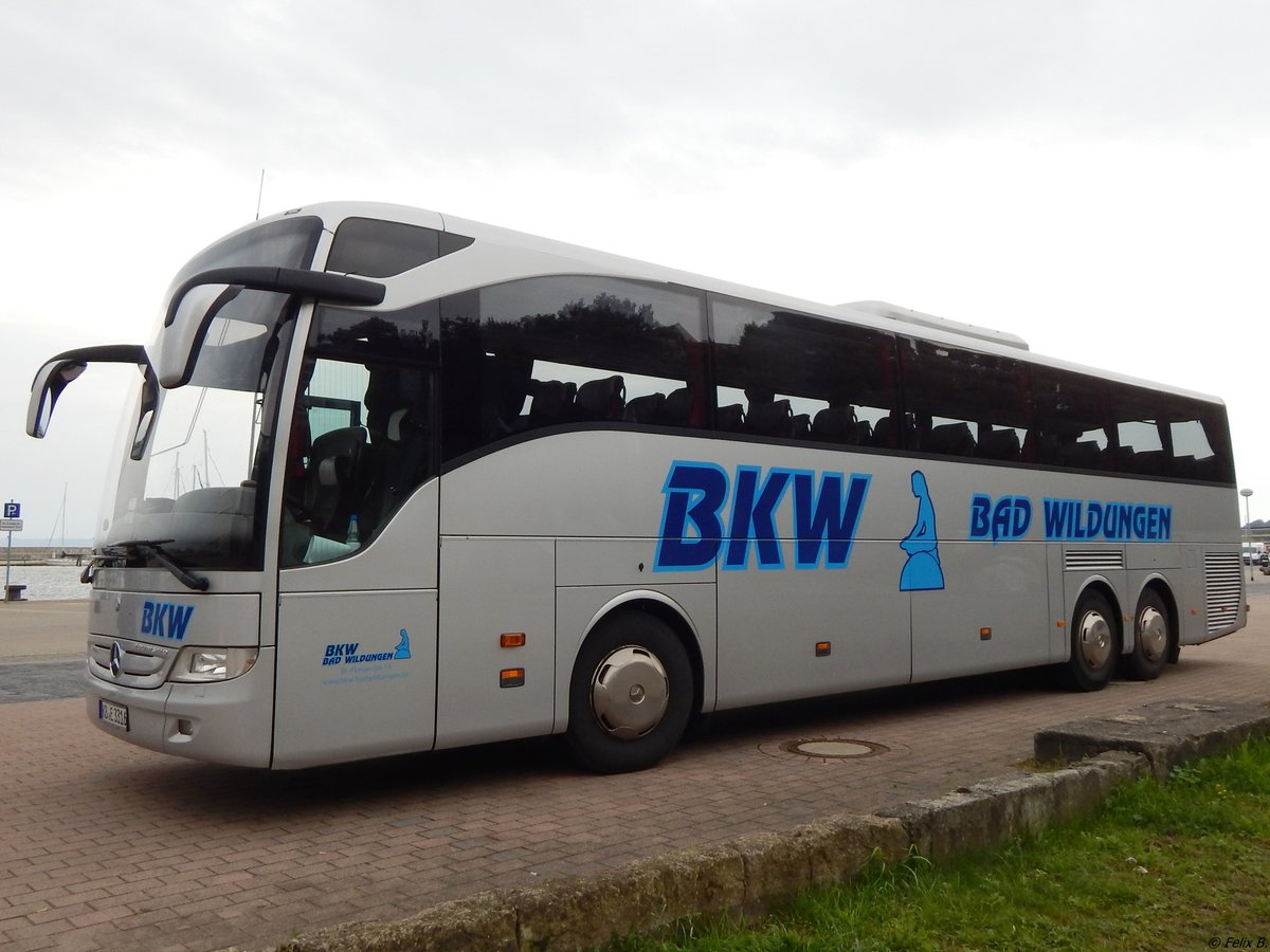 Mercedes Tourismo von BKW Bad Wildungen aus Deutschland im Stadthafen Sassnitz am 22.09.2015