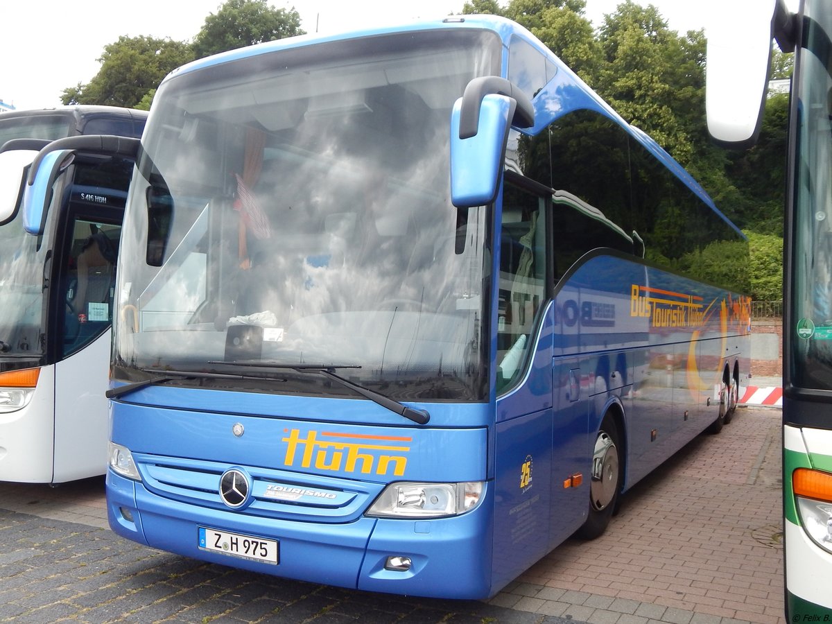 Mercedes Tourismo von Bustouristik Hühn aus Deutschland im Stadthafen Sassnitz. 2016