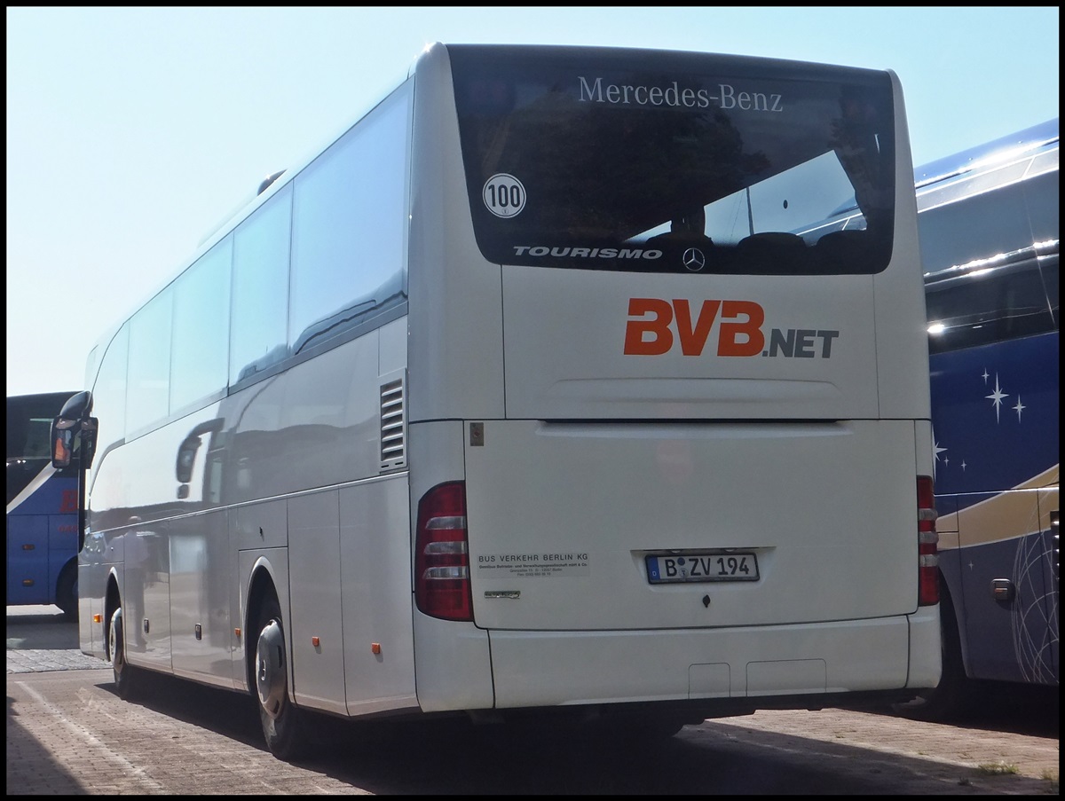 Mercedes Tourismo von BVB.net aus Deutschland im Stadthafen Sassnitz am 14.09.2013