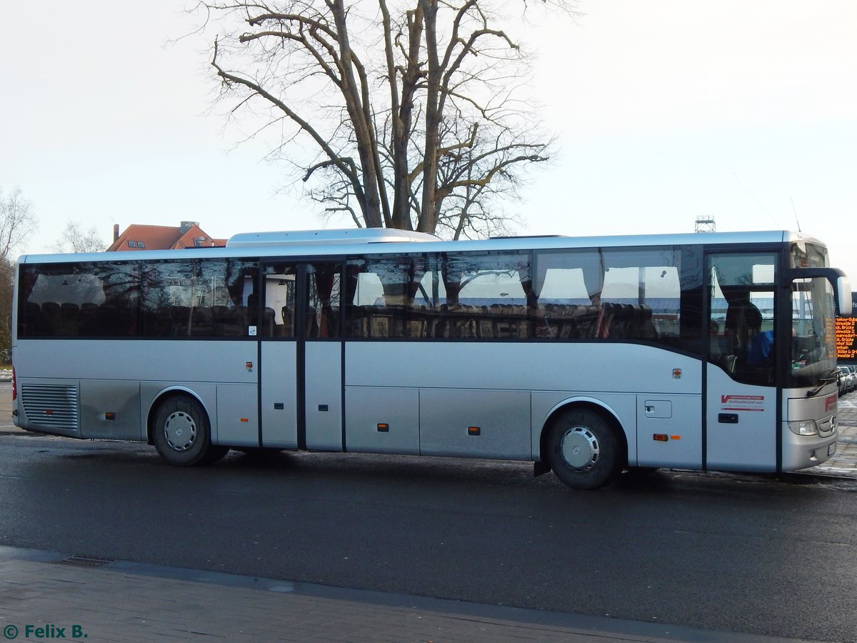 Mercedes Tourismo des Verkehrsbetrieb Greifswald-Land GmbH in Greifswald am 20.01.2017