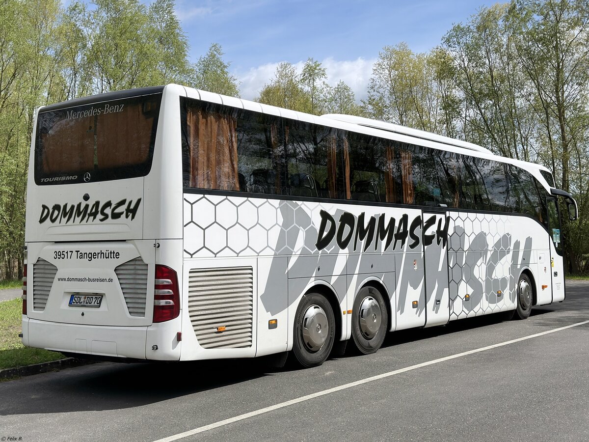 Mercedes Tourismo von Dommasch aus Deutschland in Plau am See am 20.04.2024