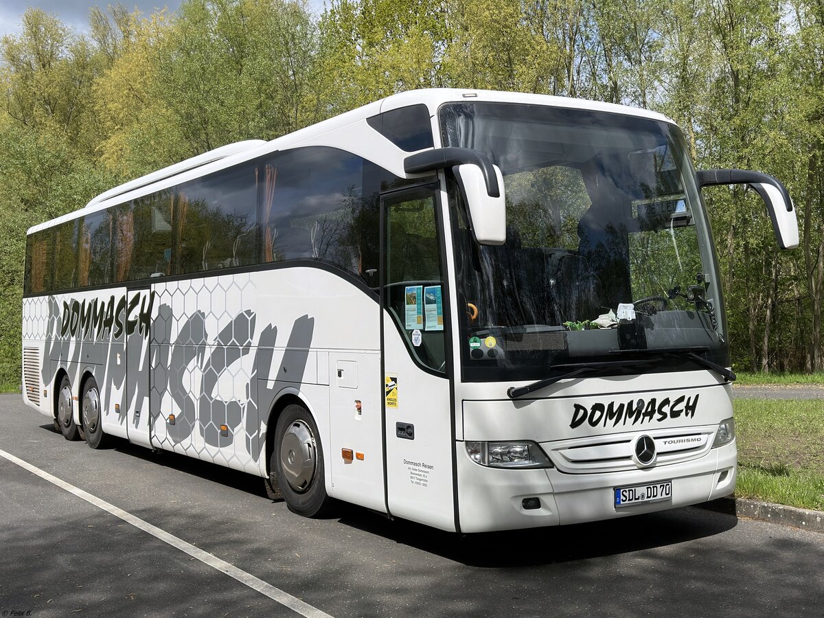 Mercedes Tourismo von Dommasch aus Deutschland in Plau am See am 20.04.2024