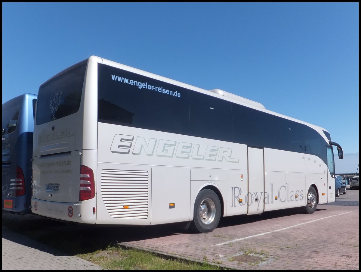 Mercedes Tourismo von Engeler aus Deutschland im Stadthafen Sassnitz am 29.05.2014