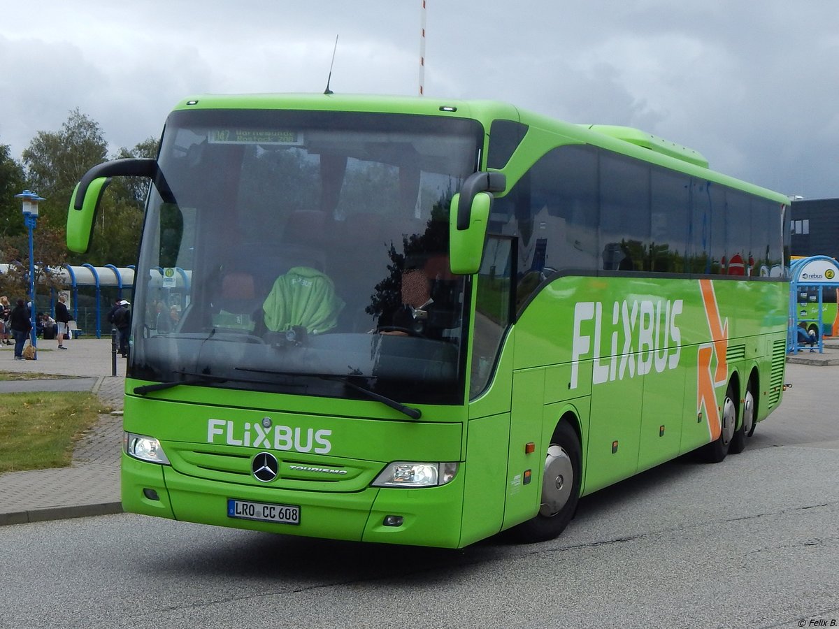 Mercedes Tourismo von Flixbus/Joost's aus Deutschland in Rostock am 07.09.2017