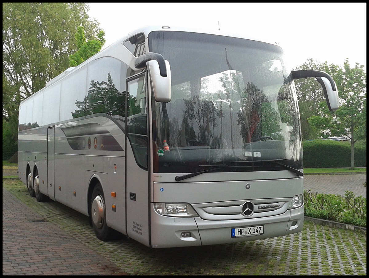 Mercedes Tourismo von Fritz Pieper aus Deutschland in Bergen am 22.05.2013