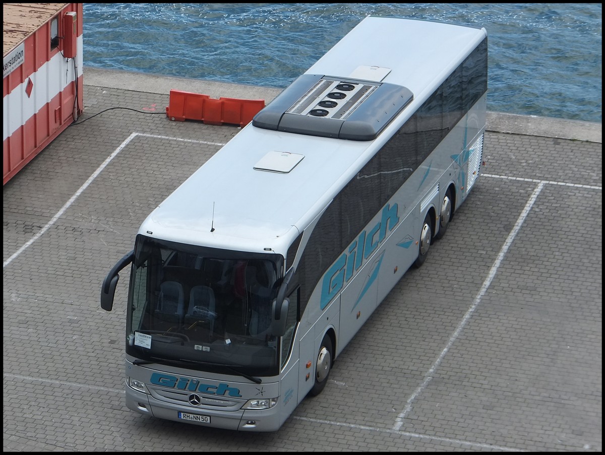 Mercedes Tourismo von Gilch aus Deutschland im Stadthafen Sassnitz am 13.05.2013