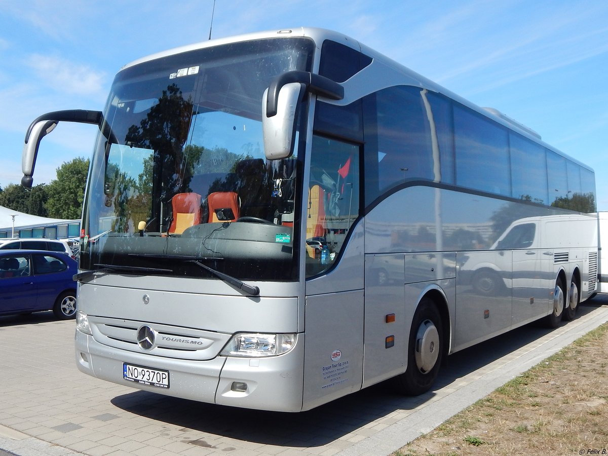 Mercedes Tourismo von Grajan Tour aus Polen in Neubrandenburg am 18.08.2018