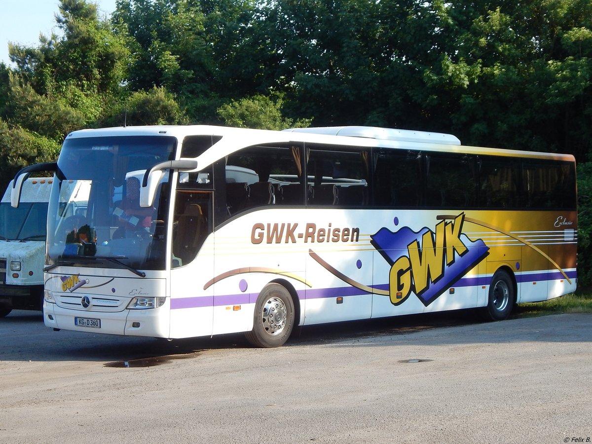 Mercedes Tourismo von GWK-Reisen aus Deutschland in Binz am 02.06.2018