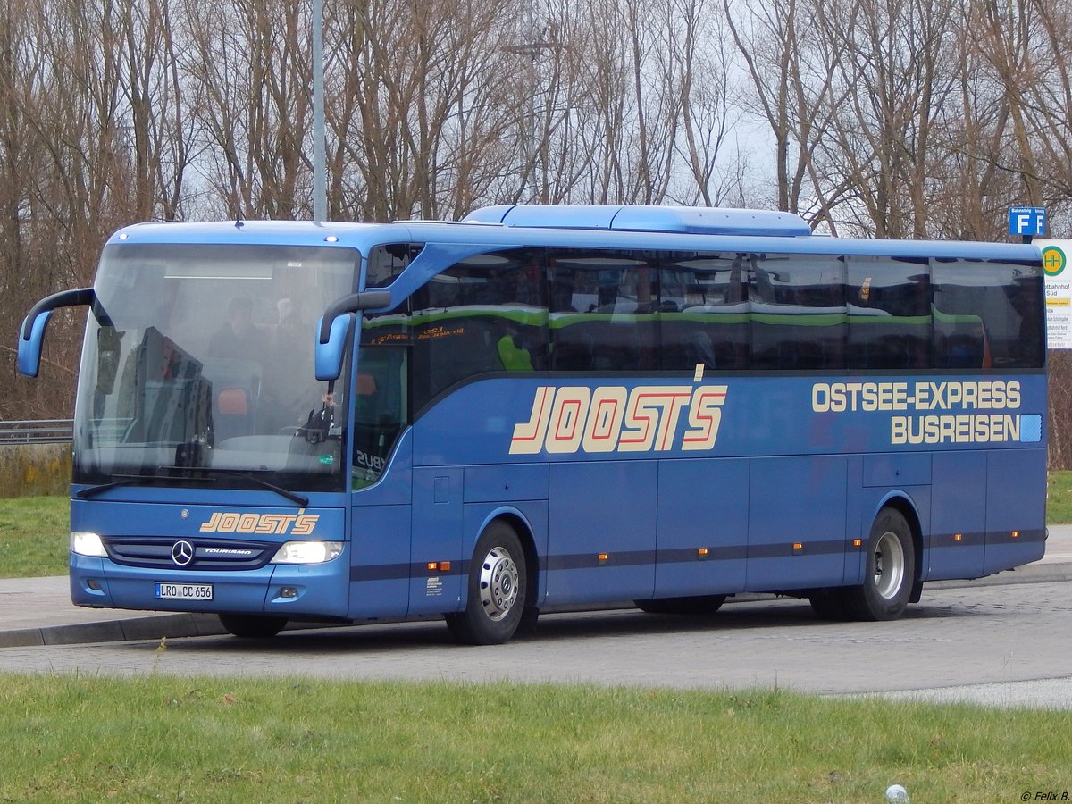 Mercedes Tourismo von Joost's aus Deutschland in Rostock am 25.01.2018