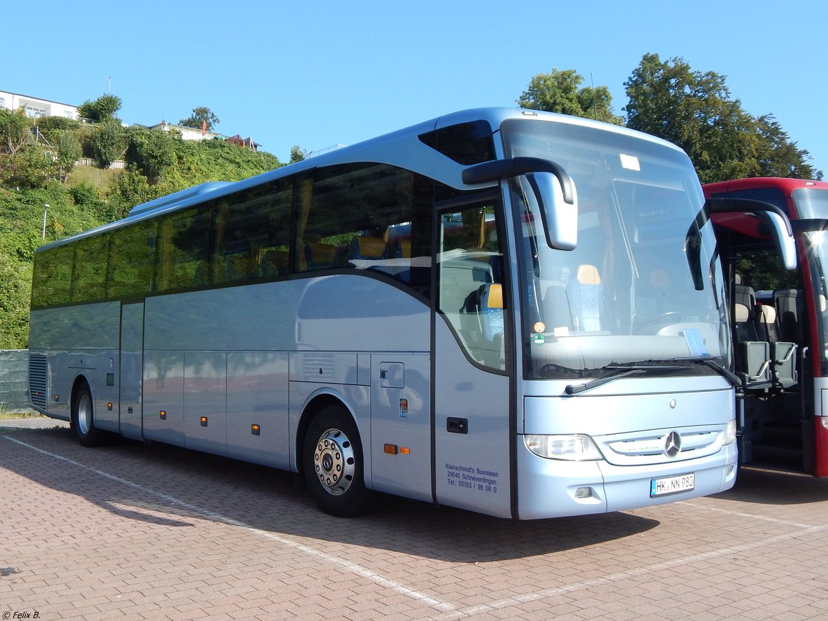 Mercedes Tourismo von Kleinschmidt's Busreisen aus Deutschland im Stadthafen Sassnitz am 16.09.2017
