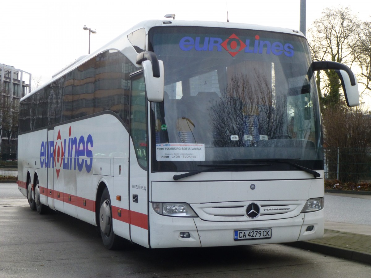 Mercedes Tourismo L  Eurolines , Hamburg ZOB 18.01.2014