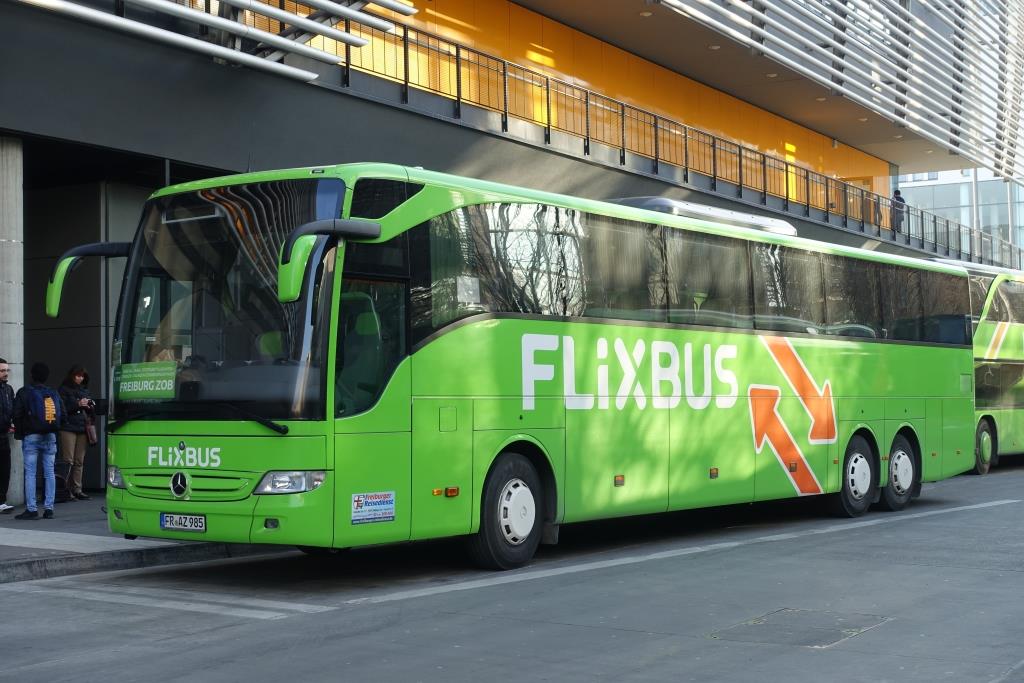 Mercedes Tourismo L  Flixbus - Freiburger Reisedienst , München ZOB 13.02.2017