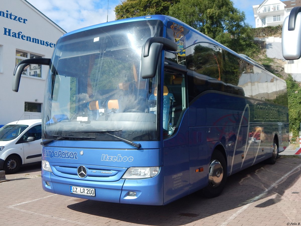Mercedes Tourismo von Lampe Reisen aus Deutschland im Stadthafen Sassnitz am 15.09.2018