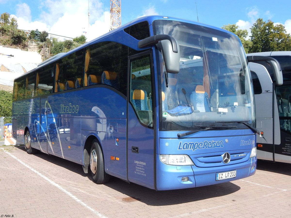 Mercedes Tourismo von Lampe Reisen aus Deutschland im Stadthafen Sassnitz am 15.09.2018