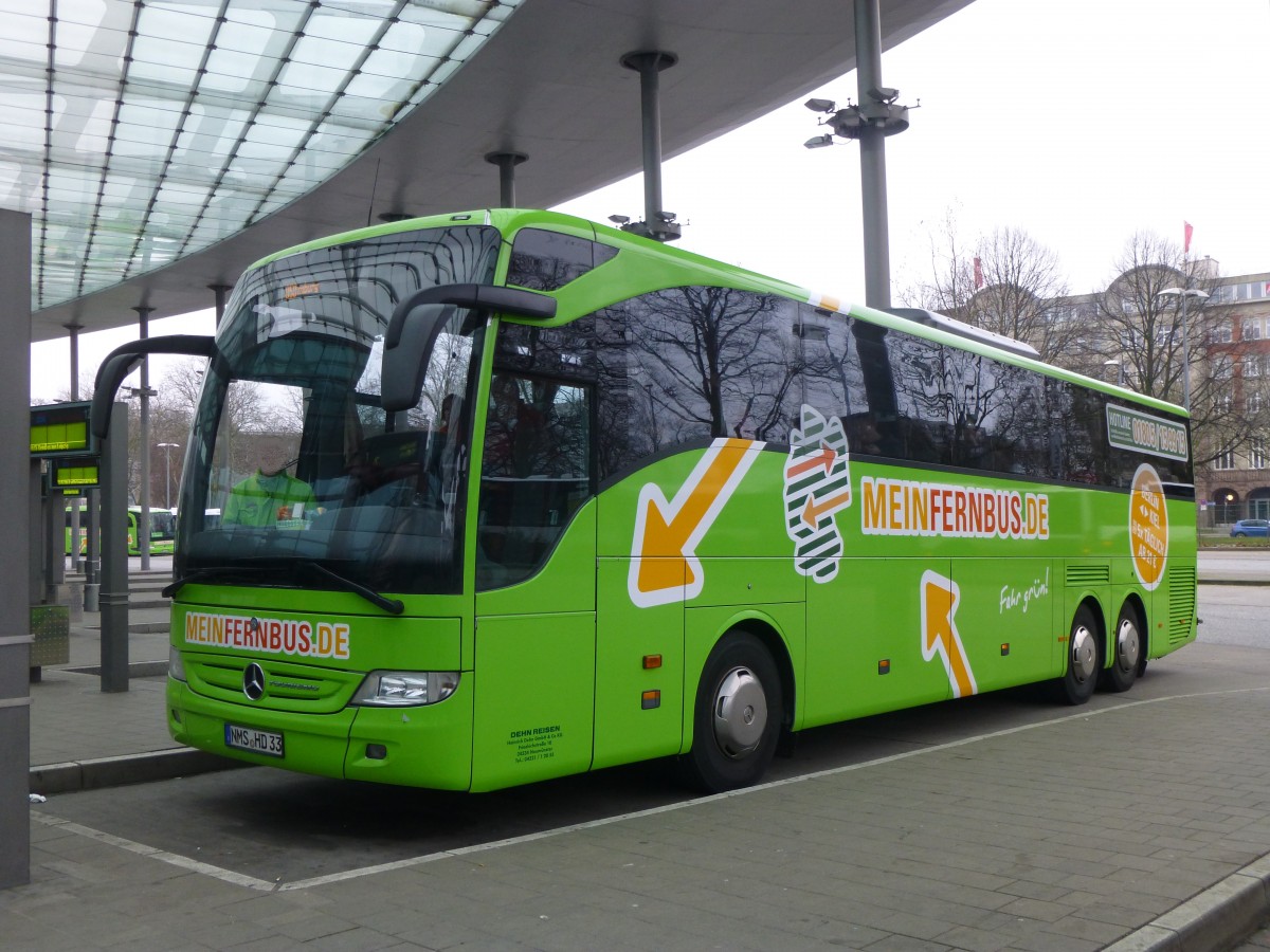 Mercedes Tourismo M  Mein Fernbus - Dehn , Hamburg 19.01.2014