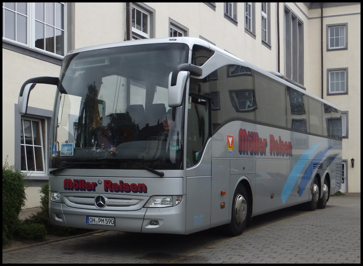 Mercedes Tourismo von Mller Reisen aus Deutschland in Sassnitz am 29.06.2013 