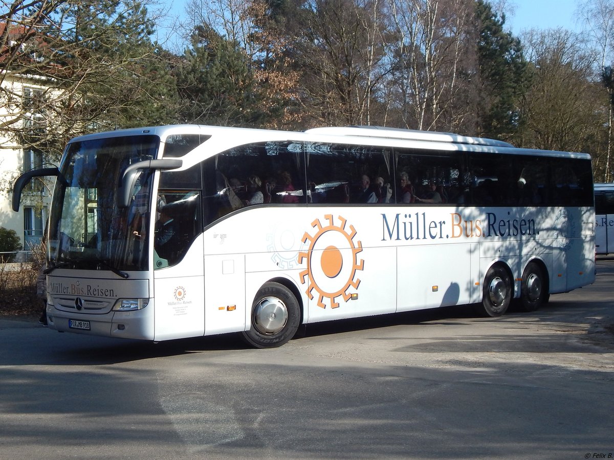 Mercedes Tourismo von Müller Busreisen aus Deutschland in Binz am 25.03.2018