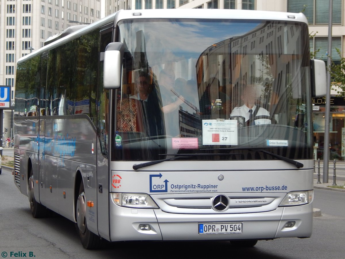 Mercedes Tourismo von Ostprignitz-Ruppiner Personenverkehrsgesellschaft in Berlin am 23.08.2015