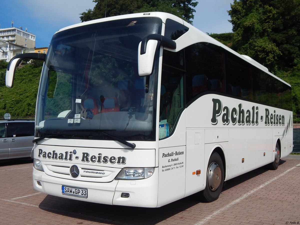 Mercedes Tourismo von Pachali-Reisen aus Deutschland im Stadthafen Sassnitz am 21.07.2016