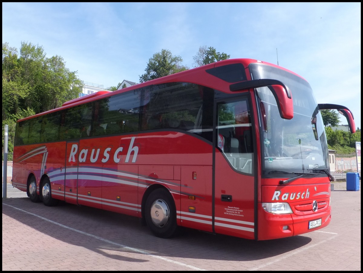 Mercedes Tourismo von Rausch aus Deutschland im Stadthafen Sassnitz am 17.05.2014