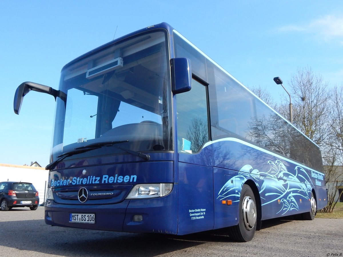Mercedes Tourismo RH von Becker-Strelitz Reisen aus Deutschland in Bergen am 17.03.2015