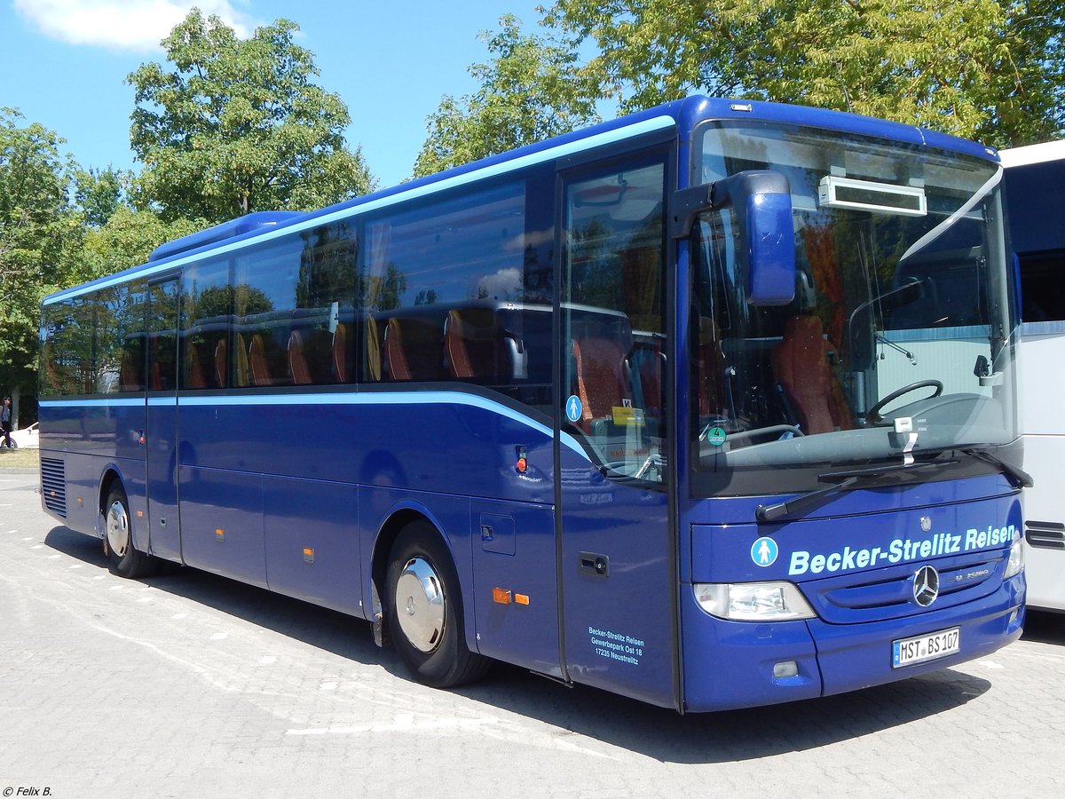 Mercedes Tourismo RH von Becker-Strelitz Reisen aus Deutschland in Waren am 16.07.2018