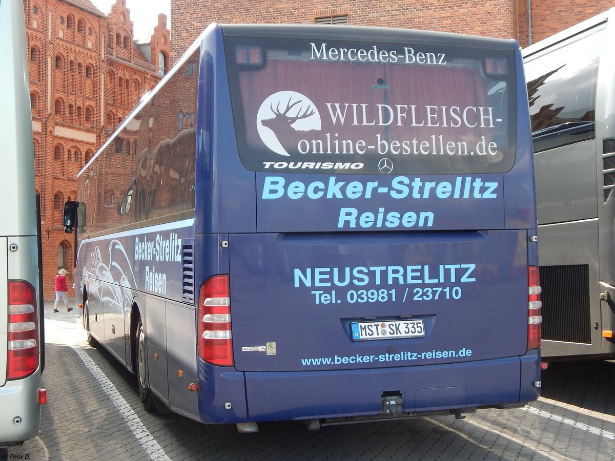 Mercedes Tourismo RH von Becker-Strelitz Reisen aus Deutschland in Stralsund am 26.08.2018