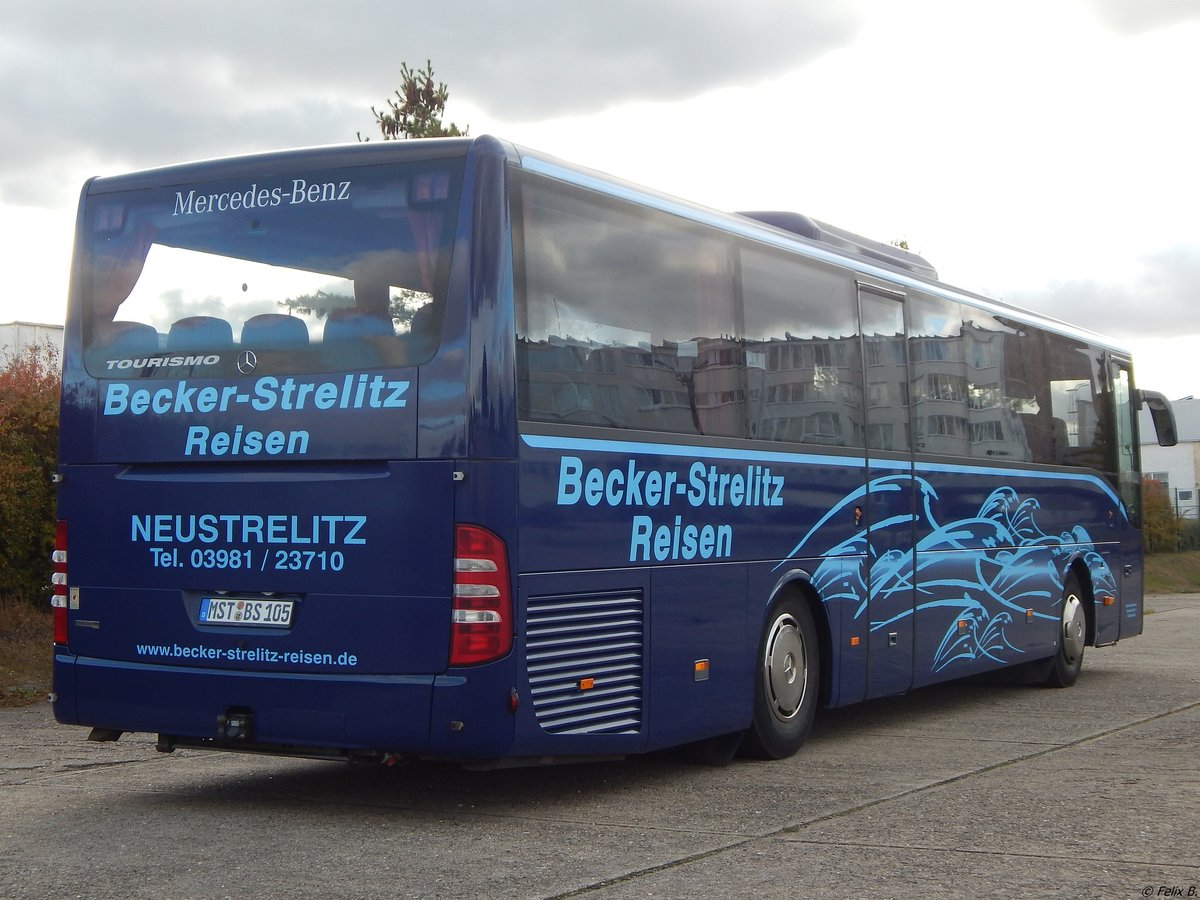 Mercedes Tourismo RH von Becker-Strelitz Reisen aus Deutschland in Neubrandenburg am 07.10.2018