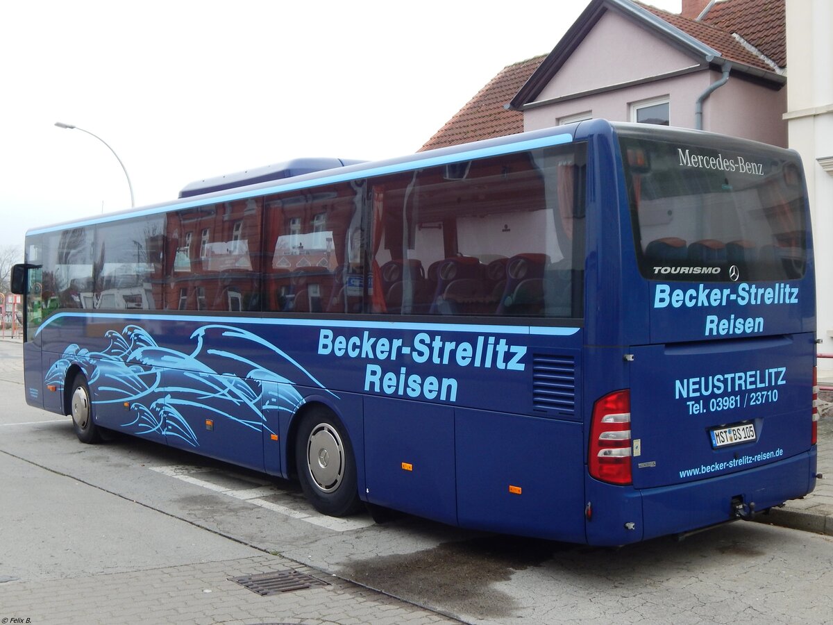 Mercedes Tourismo RH von Becker-Strelitz Reisen aus Deutschland in Neubrandenburg am 01.12.2019