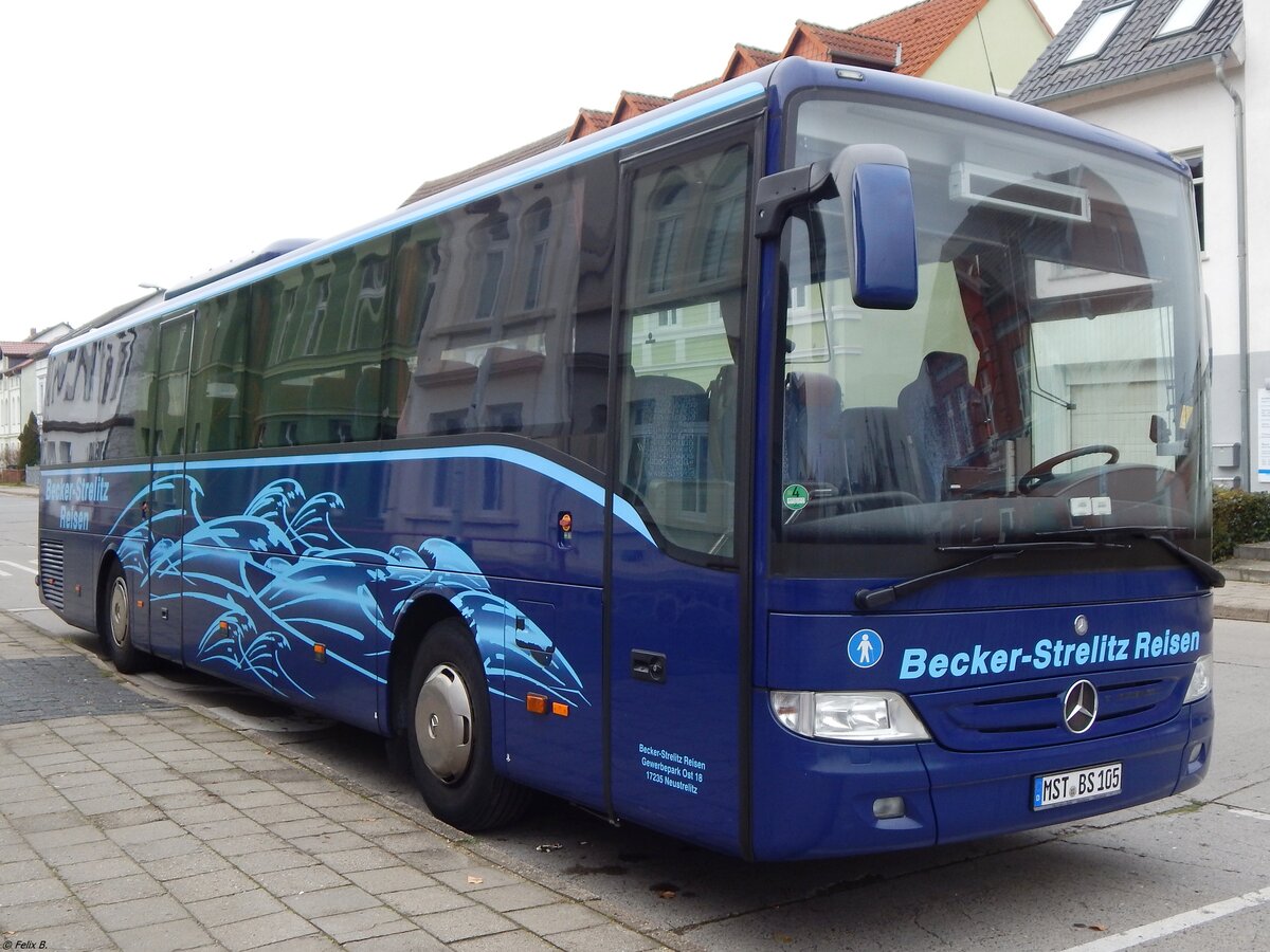 
Mercedes Tourismo RH von Becker-Strelitz Reisen aus Deutschland in Neubrandenburg am 01.12.2019