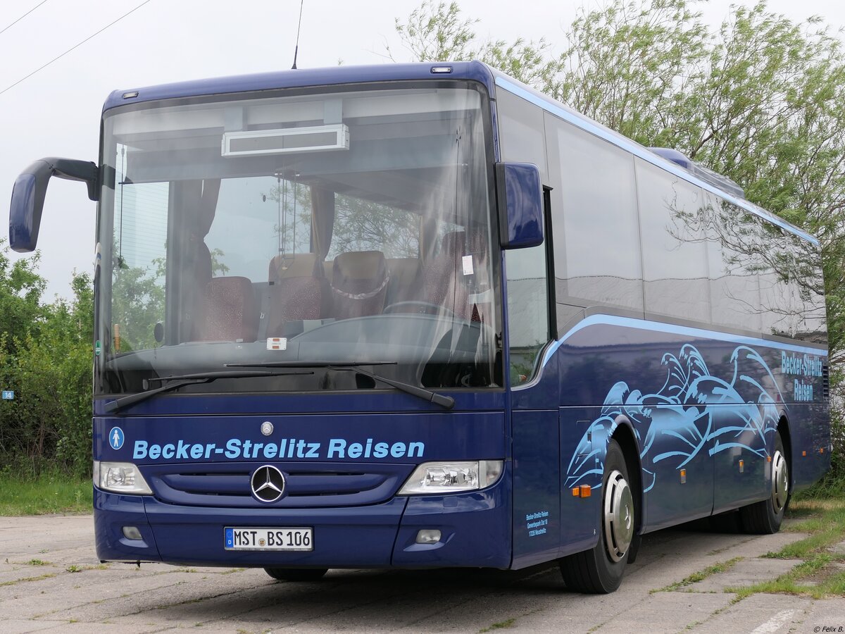 Mercedes Tourismo RH von Becker-Strelitz Reisen aus Deutschland in Neubrandenburg am 12.05.2020