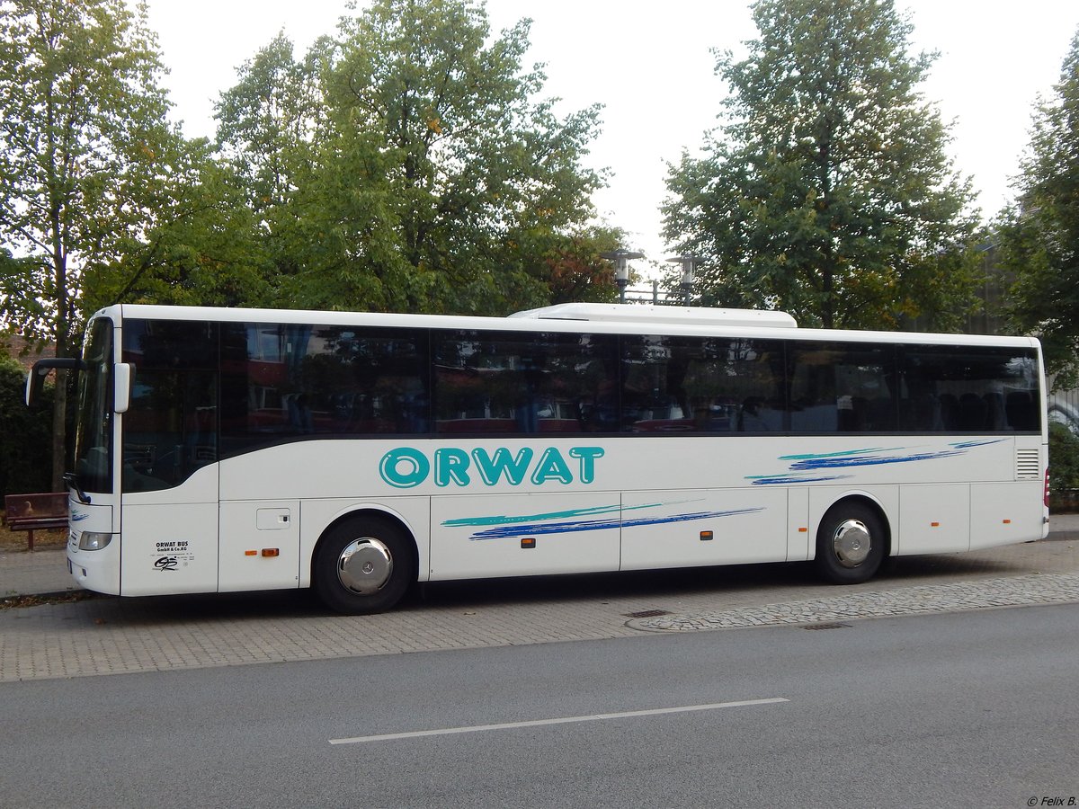 Mercedes Tourismo RH von Orwat aus Deutschland in Neubrandenburg am 04.09.2018