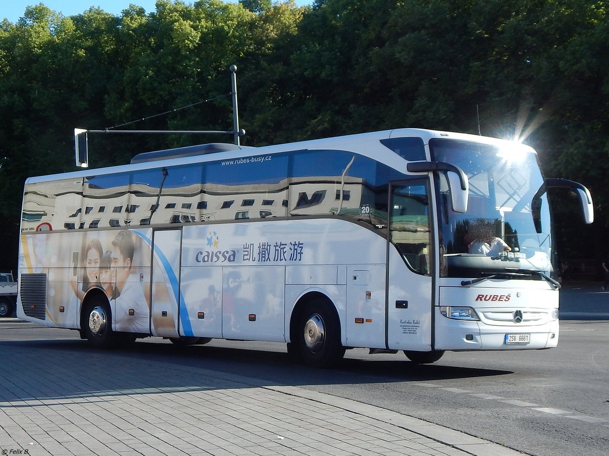 Mercedes Tourismo von Rubeš aus Tschechien in Berlin am 06.08.2018