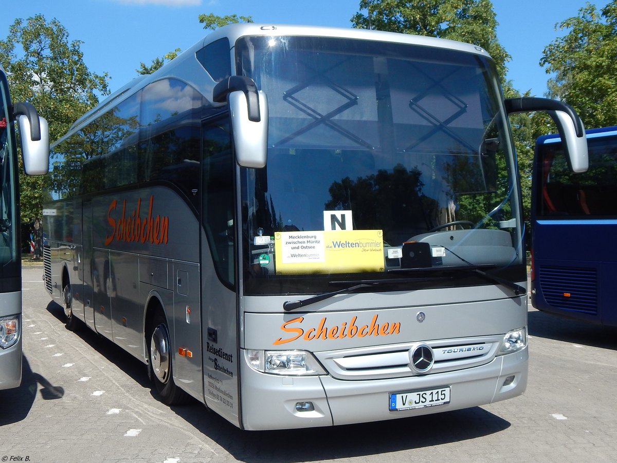 Mercedes Tourismo von Scheibchen aus Deutschland in Waren am 16.07.2018