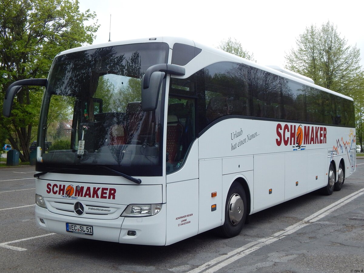 Mercedes Tourismo von Schomaker aus Deutschland in Stralsund am 01.05.2019