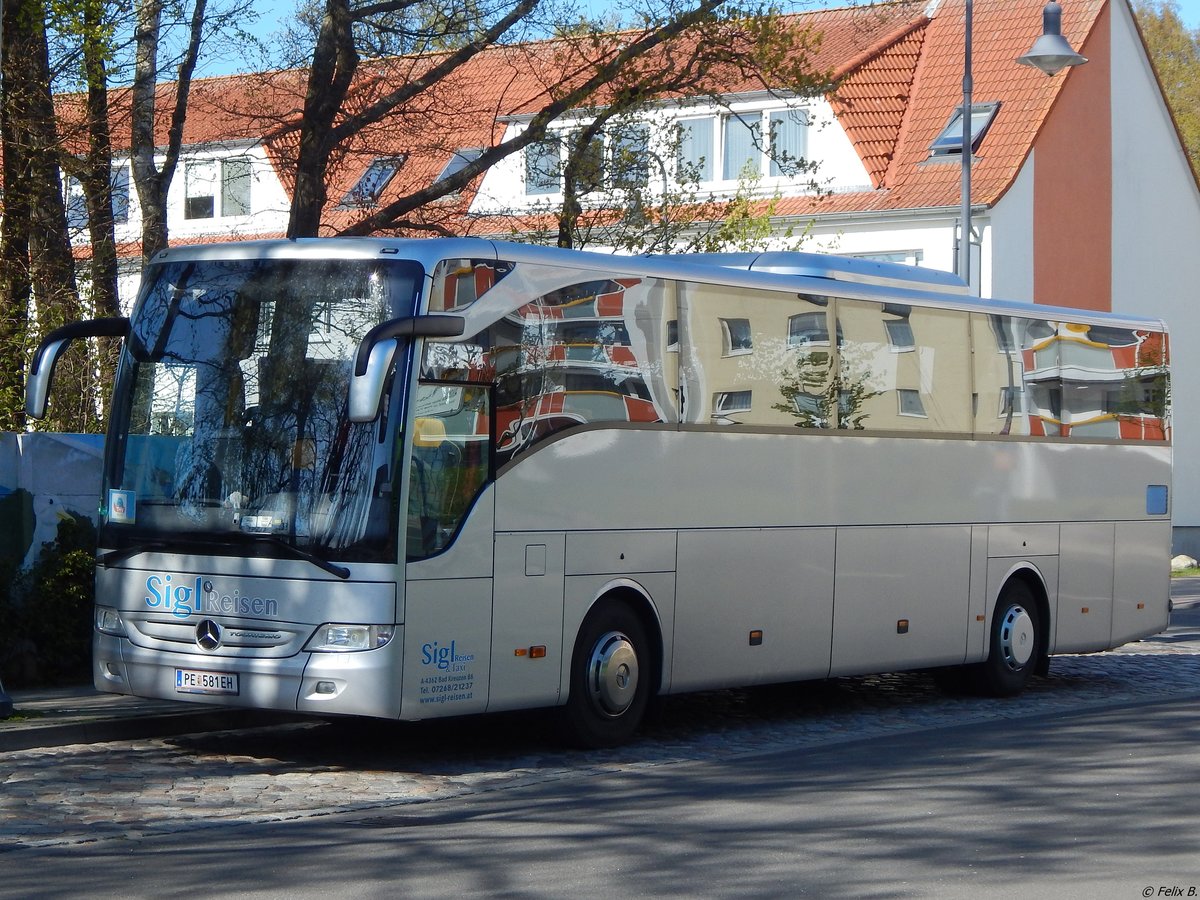 Mercedes Tourismo von Sigl Reisen aus Österreich in Binz am 04.05.2018