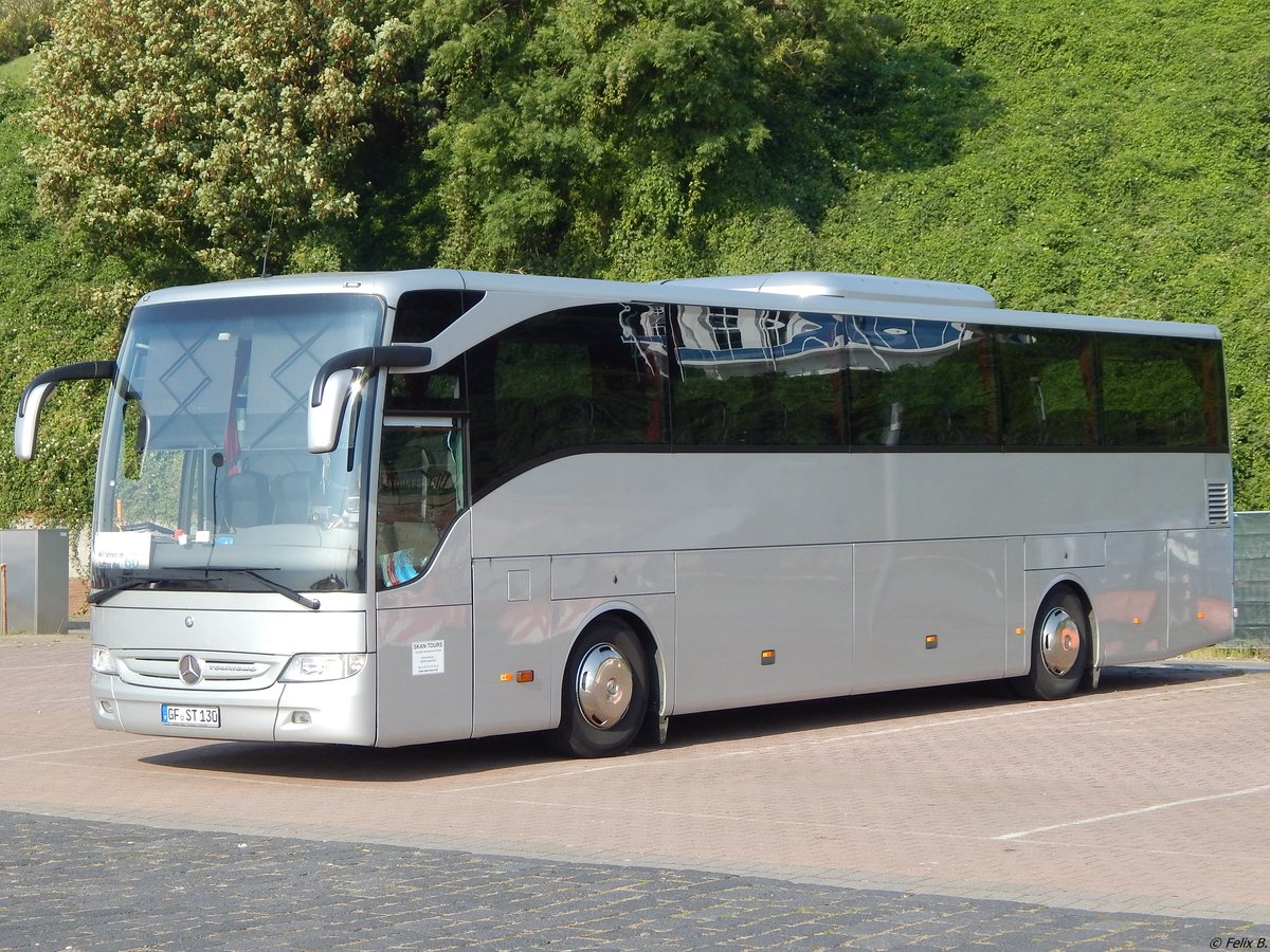 Mercedes Tourismo von Skan-Tours aus Deutschland im Stadthafen Sassnitz am 30.09.2017