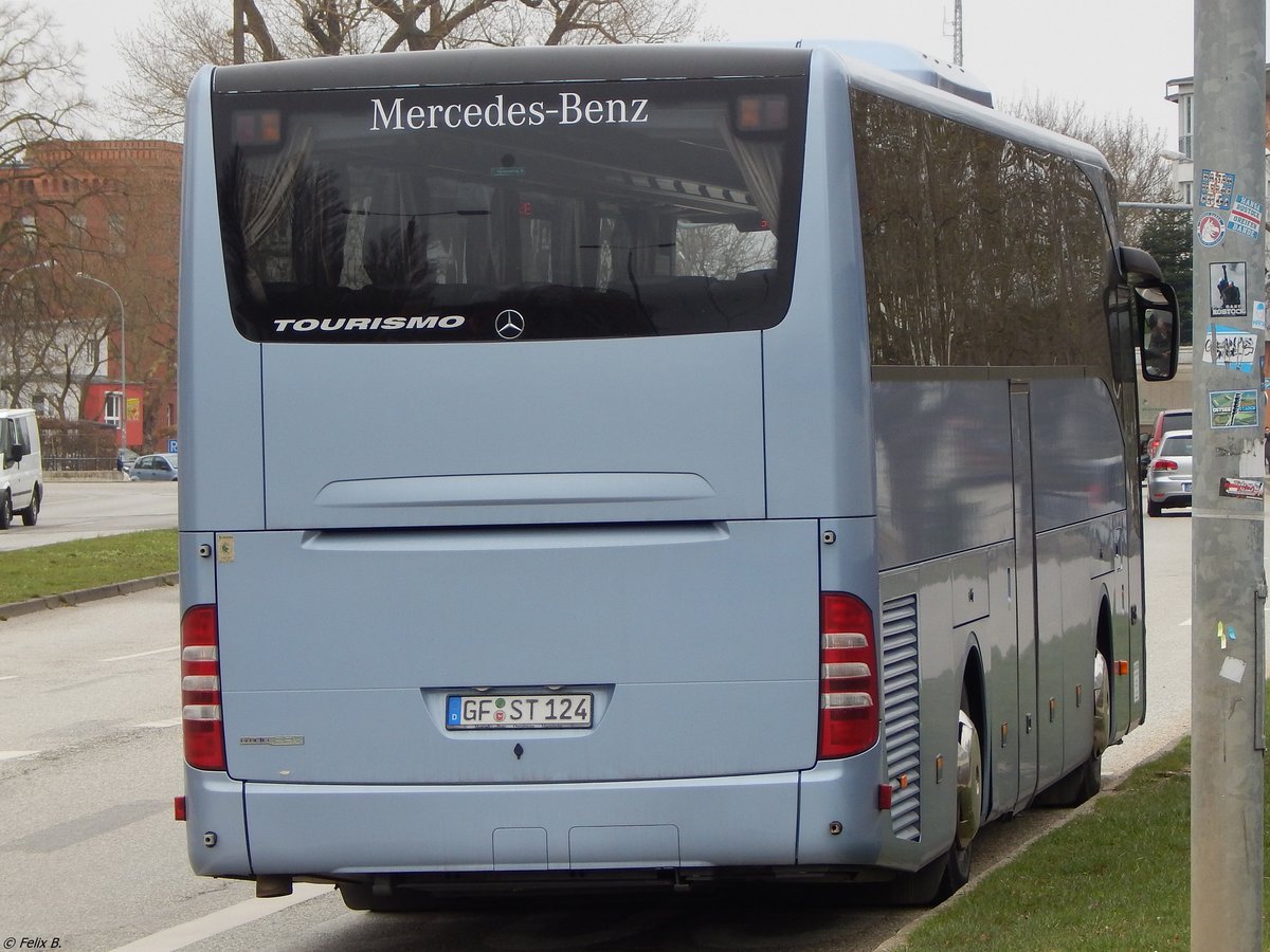 Mercedes Tourismo von Skan-Tours aus Deutschland in Greifswald am 11.04.2018