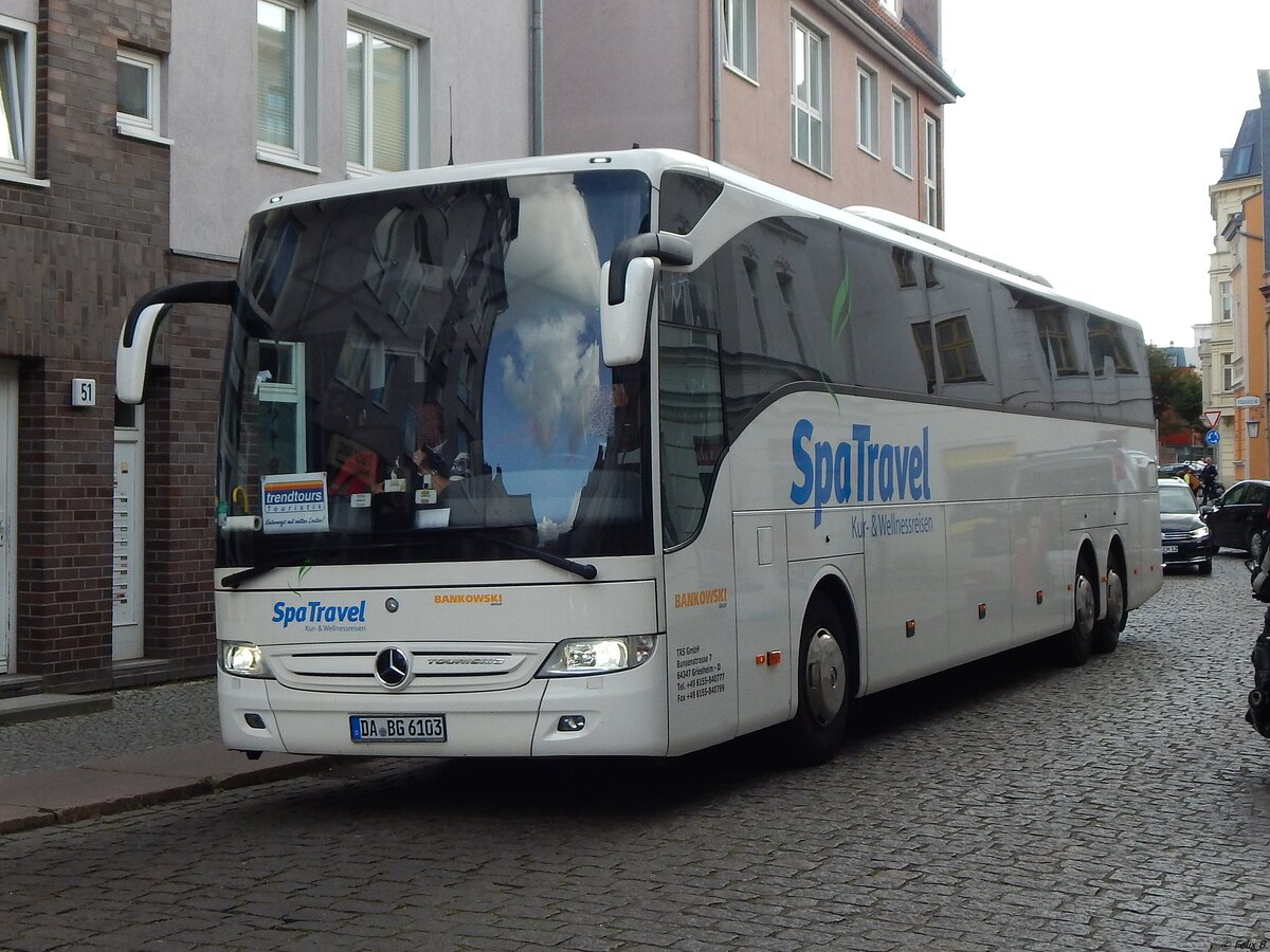 Mercedes Tourismo von Spa Travel GmbH aus Deutschland in Stralsund am 14.09.2019