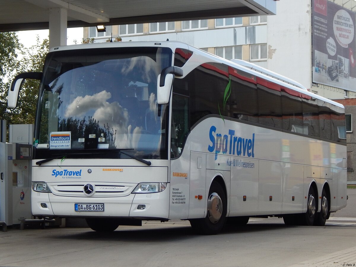 Mercedes Tourismo von Spa Travel GmbH aus Deutschland in Stralsund am 14.09.2019