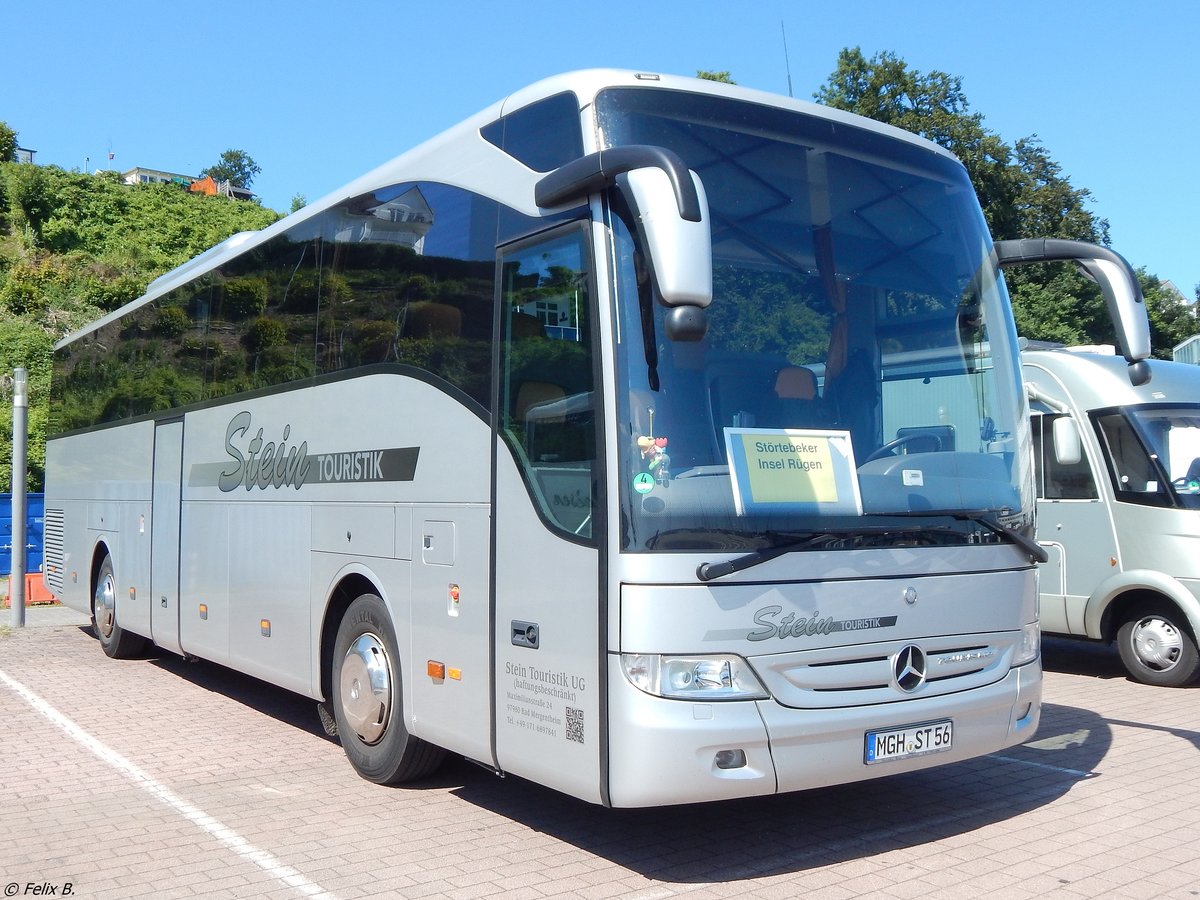 Mercedes Tourismo von Stein Touristik aus Deutschland im Stadthafen Sassnitz am 15.07.2017